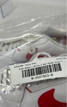 Load image into Gallery viewer, Nike Womens Court Blanc CI0808-103 White Red Lace-Up Sneaker Shoes Size 7
