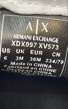 Load image into Gallery viewer, Armani Exchange Womens XDX097 White Black Round Toe Lace-Up Sneaker Shoes Size 6
