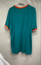 Load image into Gallery viewer, NFL Team Apparel Mens Aqua Crew Neck Miami Dolphins Football T-Shirt Size XXL
