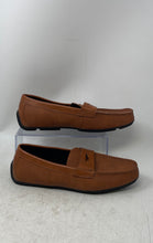 Load image into Gallery viewer, Alfani Mens Iker Brown Leather Round Toe Slip-On Penny Loafer Shoes Size 9.5M
