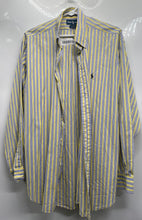 Load image into Gallery viewer, Ralph Lauren Mens Multicolor Striped Blake Long Sleeve Button-Up Shirt Size M
