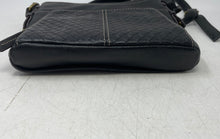 Load image into Gallery viewer, Tignanello Womens Black Leather Adjustable Strap Inner Pockets Crossbody Bag
