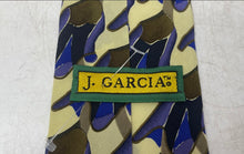 Load image into Gallery viewer, J. Garcia Mens Multicolor Printed Adjustable Pointed Tie One Size
