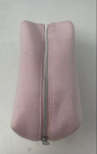 Load image into Gallery viewer, Christian Dior Beauty Womens Pink Embroidered Logo Zip Top Cosmetic Bag Stained
