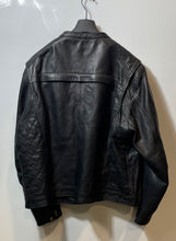 Load image into Gallery viewer, First Classics Mens Black Leather Long Sleeve Full-Zip Biker Jacket Size 3X
