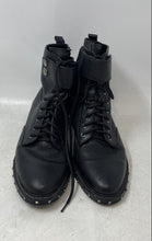 Load image into Gallery viewer, Vince Camuto Womens Talorini Black Leather Studded Riding Boots Size 8M
