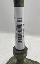 Load image into Gallery viewer, Bronze &amp; Glass Engraved Decorative Collectible Tall Pedestal Candlestick Holder
