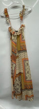 Load image into Gallery viewer, Zara Womens Multicolor Paisley Print Sleeveless Ruffle Long Maxi Dress Size XS
