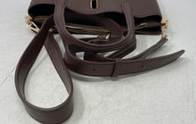 Load image into Gallery viewer, Miztique Womens Dark Brown Faux Leather Detachable Strap Turn Lock Satchel Bag
