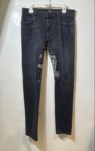 Load image into Gallery viewer, Too Fast To Live Mens Black Denim Dark Wash Pockets Skinny Leg Jeans Size 32
