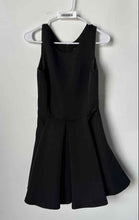 Load image into Gallery viewer, Armani Exchange Womens Black Round Neck Sleeveless Back Zip A-Line Dress Size 4
