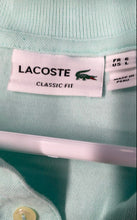 Load image into Gallery viewer, Lacoste Mens Green Short Sleeve Collared Classic Fit Polo Shirt Size L
