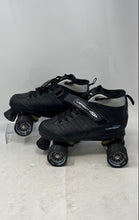 Load image into Gallery viewer, Viper Mens M1 U721M Black Leather Quad Wheel Roller Skates Size 6
