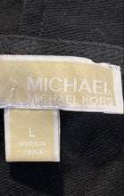 Load image into Gallery viewer, Michael Kors Womens Black Short Sleeve Drawstrings Hoodie Dress Size Large
