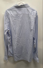 Load image into Gallery viewer, Michael Kors Mens Blue Long Sleeve Collared Dress Shirt Size XL 17 36/37
