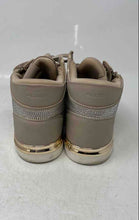 Load image into Gallery viewer, Aldo Mens Gold Taupe Rhinestone Round Toe High Top Sneaker Shoes Size 9
