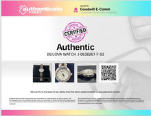 Load image into Gallery viewer, Authentic Bulova Women's Silver-Tone Watch
