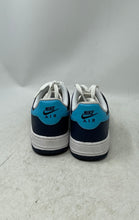 Load image into Gallery viewer, Nike Kids Air Force 1 Low 314192-135 White Blue Lace-Up Sneaker Shoes Size 5.5Y

