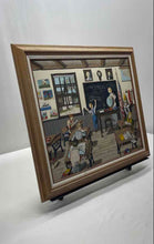 Load image into Gallery viewer, Dear Old School Days Classroom Scene Framed Signed Wall Decor Art Print
