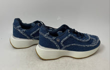 Load image into Gallery viewer, Michael Kors Womens Blue Low Top Lace-Up Sneaker Shoes Size 8M
