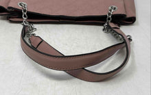 Load image into Gallery viewer, Nine West Womens Pink Inner Zipped Pocket Semi Chain Strap Shoulder Handbag
