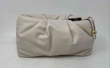 Load image into Gallery viewer, Victoria's Secret Womens Beige Leather Zipper Lined Cosmetic Makeup Bag With Tag
