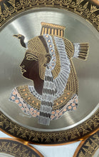 Load image into Gallery viewer, Set Of 3 Pc Head Of Nefertiti from Amarna Period Collector Plates By Magdy Egypt
