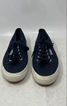 Load image into Gallery viewer, Superga Womens 2750 Navy Blue Lace-Up Low Top Sneaker Shoes Size 39.5
