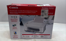 Load image into Gallery viewer, Canon Pixma Model TS3722 White Wireless All-In-One Printer Not Tested
