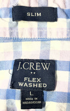 Load image into Gallery viewer, J. Crew Mens Multicolor Plaid Long Sleeve Collared Button-Up Shirt Size Large

