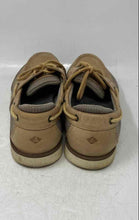 Load image into Gallery viewer, Sperry Mens Surveyor 2 Eye Beige Gray Leather Lace-Up Loafer Shoes Size 12
