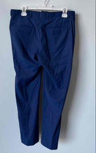 Load image into Gallery viewer, Hugo Boss Womens Blue Wool Flat Front Straight Leg Dress Pants Size 30R
