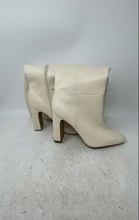Load image into Gallery viewer, Steve Madden Womens White Leather Side-Zip Knee-High Boots Size 11M
