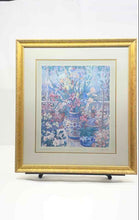 Load image into Gallery viewer, John Powell Still Life On Veranda Framed Floral Decorative Wall Art Print
