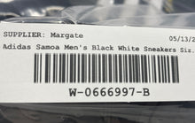 Load image into Gallery viewer, Adidas Mens Samoa FV4989 Black White Low Top Lace-Up Sneaker Shoes Size 13
