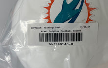 Load image into Gallery viewer, Franklin White NFL Miami Dolphins Speed Collectible Display Football Helmet
