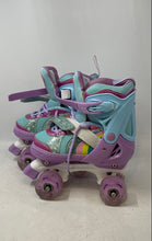 Load image into Gallery viewer, Fotoumgl Kids FO-RSG-M Purple Adjustable Strap Lace-Up Roller Skates Size 2Y-4Y
