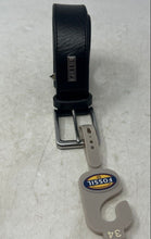 Load image into Gallery viewer, Fossil Mens Black Genuine Leather Adjustable Dress Belt Size 85/34

