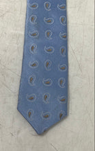 Load image into Gallery viewer, Nordstrom Mens Blue Paisley Print Silk Adjustable Pointed Tie One Size
