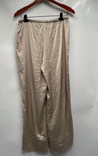 Load image into Gallery viewer, Zara Womens Beige Regular Fit Drawstring Waist Lounge Pants Size M With Tag
