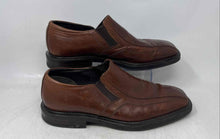 Load image into Gallery viewer, Alfani Mens Brown Leather Slip-On Square Toe Loafer Shoes Size 10.5M
