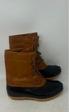Load image into Gallery viewer, The Original Sporto Womens Brown Leather Lace-Up Duck Boots Size 9M
