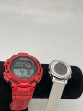 Load image into Gallery viewer, Armitron,SKMEI, Bally Women-Men Silver Tone Watches 4 Pcs
