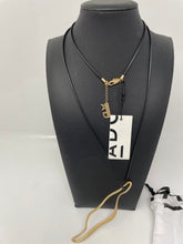 Load image into Gallery viewer, Adolfo Dominguez Women's Rope Gold Tone/Black Necklace.
