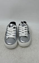 Load image into Gallery viewer, Aldi X Disney Mickey Mouse Kids Silver Low Top Lace-Up Sneaker Shoes Size 8
