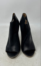 Load image into Gallery viewer, Coach Womens Johanna Black Leather Peep Toe Stiletto Heel Ankle Booties Size 6B
