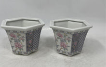 Load image into Gallery viewer, Vintage F.T.D. Ceramic White Floral Especially For You Vase Lot Of 2 Pieces
