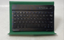 Load image into Gallery viewer, Black Portable Standard Wireless Keyboard Untested With Green Case
