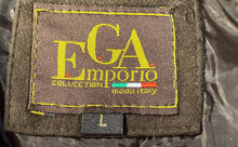 Load image into Gallery viewer, EGA Emporio Mens Brown Long Sleeve Button Front Patch Pockets Jacket Size Large
