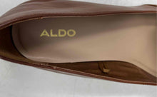 Load image into Gallery viewer, Aldo Womens Hollie Tan Leather Round Toe Slip-On Loafer Flats Size 11M
